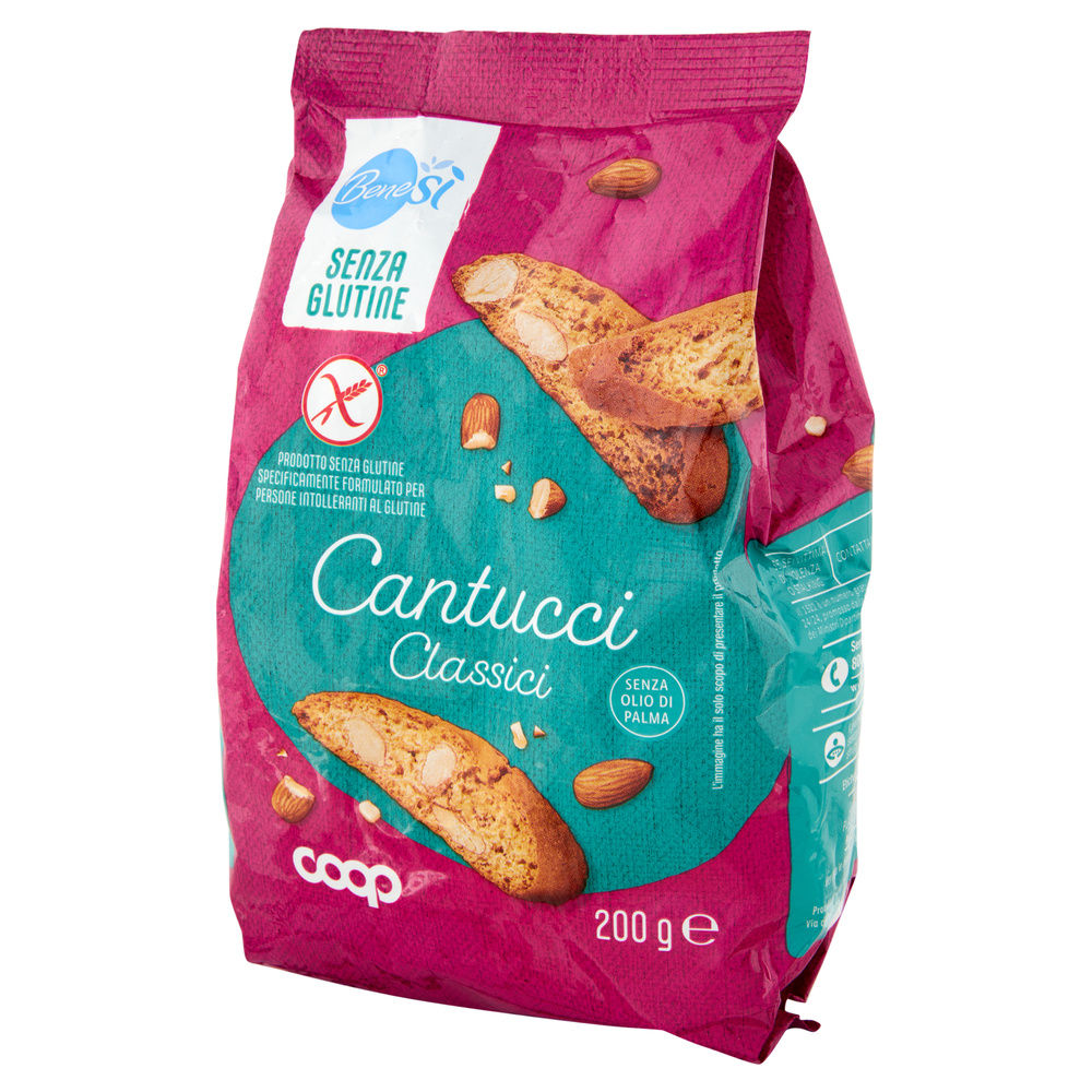 BISCOTTI TIPO CANTUCCI SENZA GLUTINE BENE SI' COOP G 200 - 8