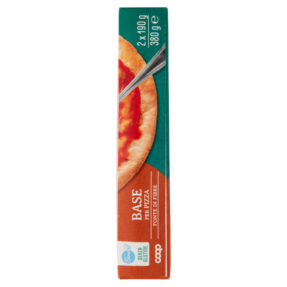 BASE PIZZA SENZA GLUTINE BENE SI' COOP G 380 G 2X190 - 5