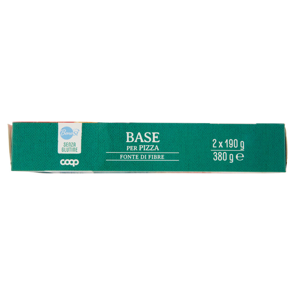 BASE PIZZA SENZA GLUTINE BENE SI' COOP G 380 G 2X190 - 6
