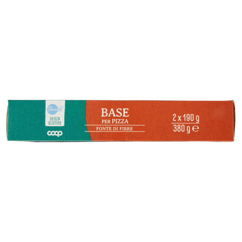 BASE PIZZA SENZA GLUTINE BENE SI' COOP G 380 G 2X190 - 7