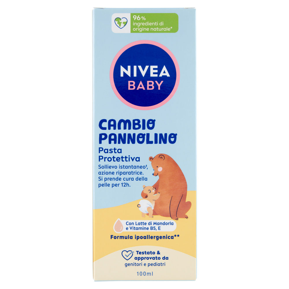 PASTA PROTETTIVA NIVEA BABY CAMBIO PANNOLINO EMOLLIENTE ML 100 - 0