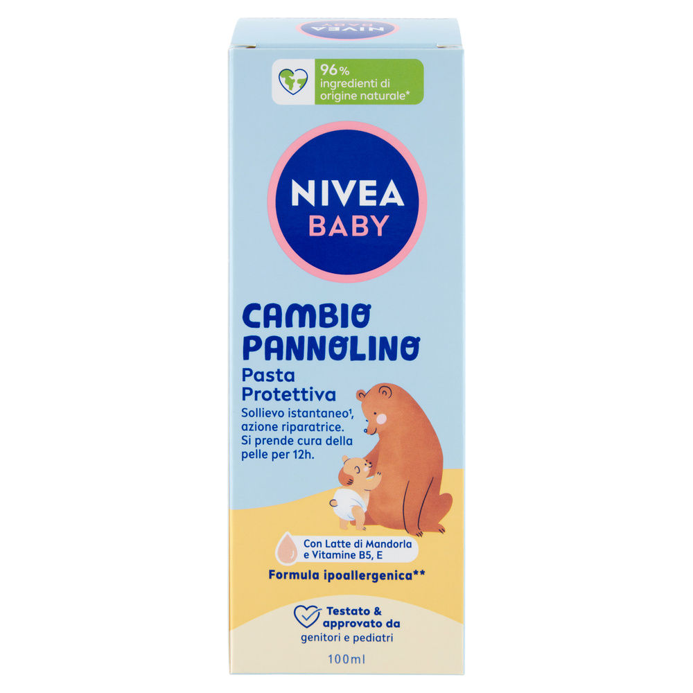 PASTA PROTETTIVA NIVEA BABY CAMBIO PANNOLINO EMOLLIENTE ML 100 - 2