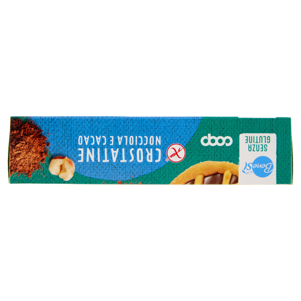 CROSTATINE SENZA GLUTINE NOCCIOLA E CACAO BENE SI' COOP G 132 (G4 X 33) - 6