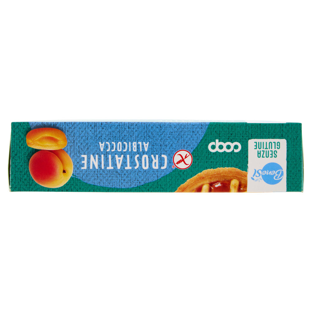 CROSTATINE CON ALBICOCCA SENZA GLUTINE BENE SI' COOP  G132 (G4 X 33) - 6