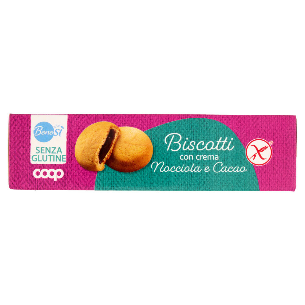 BISCOTTO RIPIENO CACAO SENZA GLUTINE  BENE SI' COOP G180 6 CONFEZIONI CON G2X15 - 7