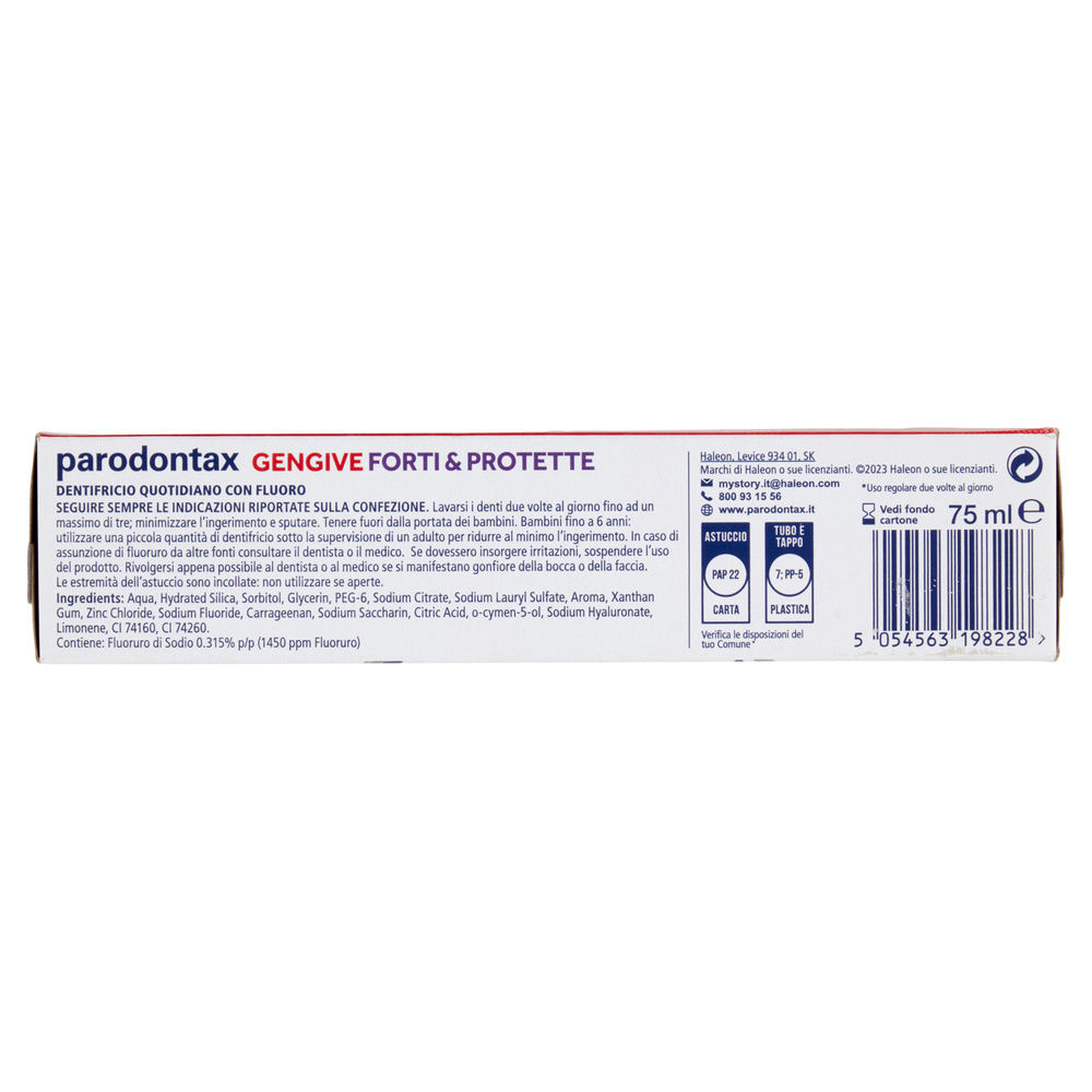 DENTIFRICIO PARODONTAX GENGIVE FORTI E PROTETTE ORIGINA ML 75 - 3