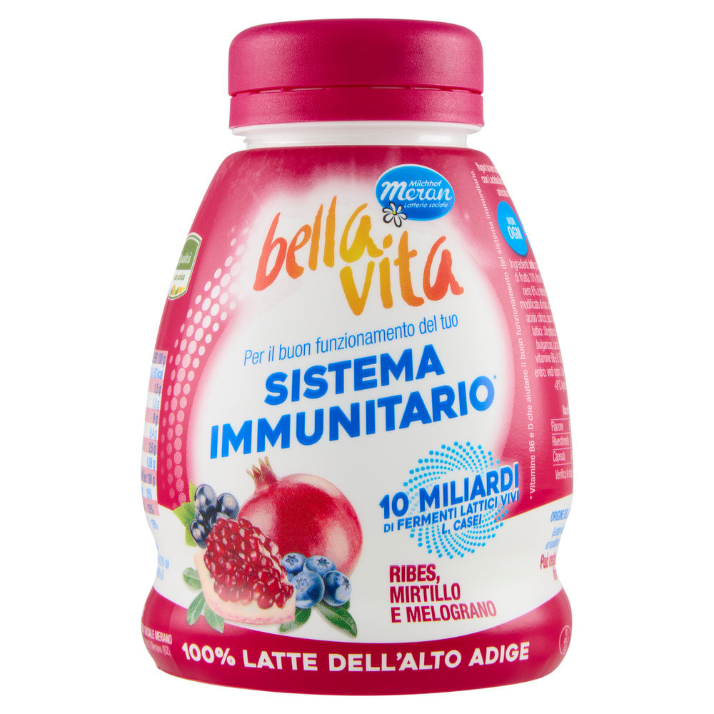 BELLA VITA PROBIOTIC DRINK MIRTILLI RIBES E MELOGRANO G 200 - 0
