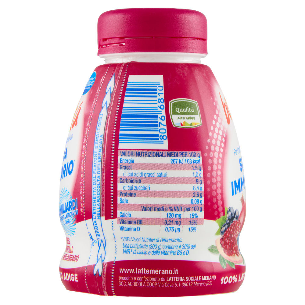 BELLA VITA PROBIOTIC DRINK MIRTILLI RIBES E MELOGRANO G 200 - 4