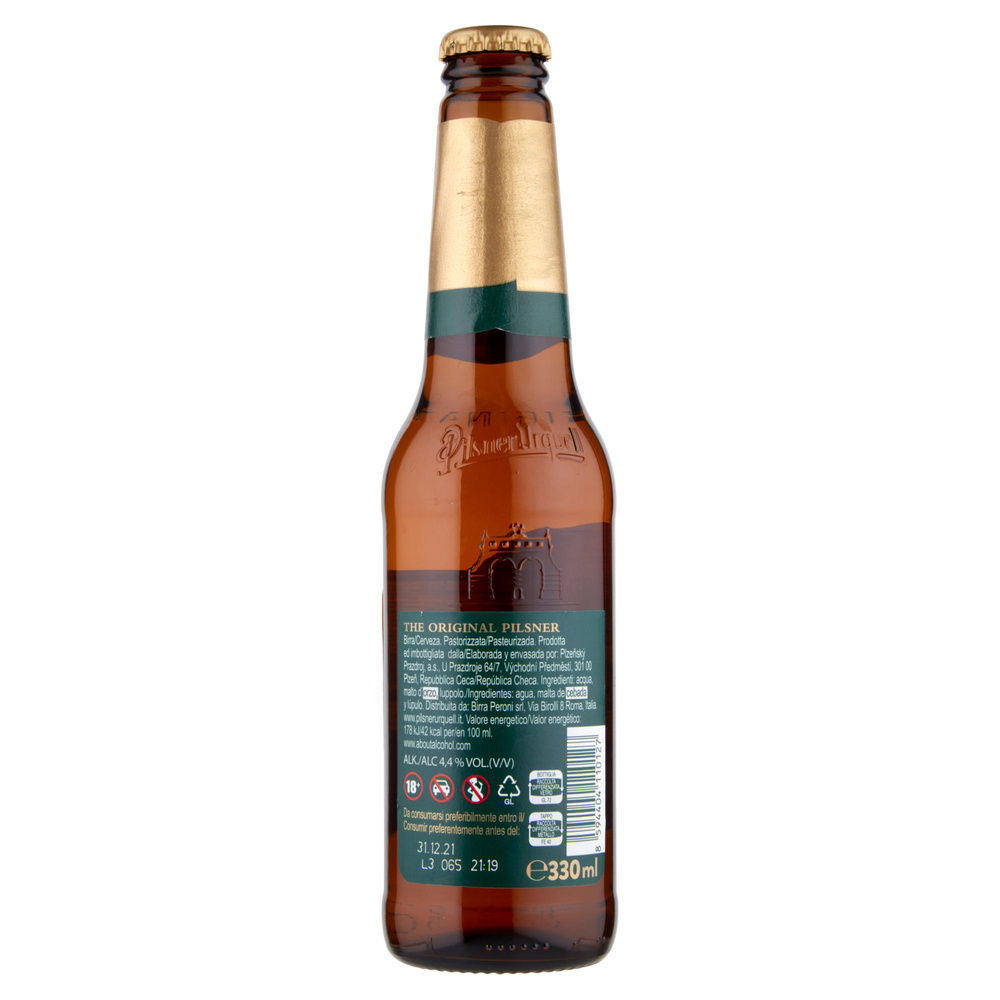 BIRRA PILSNER URQUELL 4,4 GRADI BOTTIGLIA ML 330 - 1