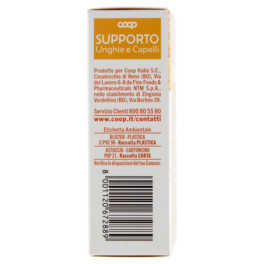 INTEGRATORE COOP SUPPORTO UNGHIE E CAPELLI 30 G.23,85 - 6