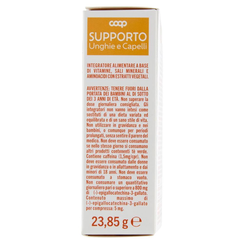 INTEGRATORE COOP SUPPORTO UNGHIE E CAPELLI 30 G.23,85 - 4