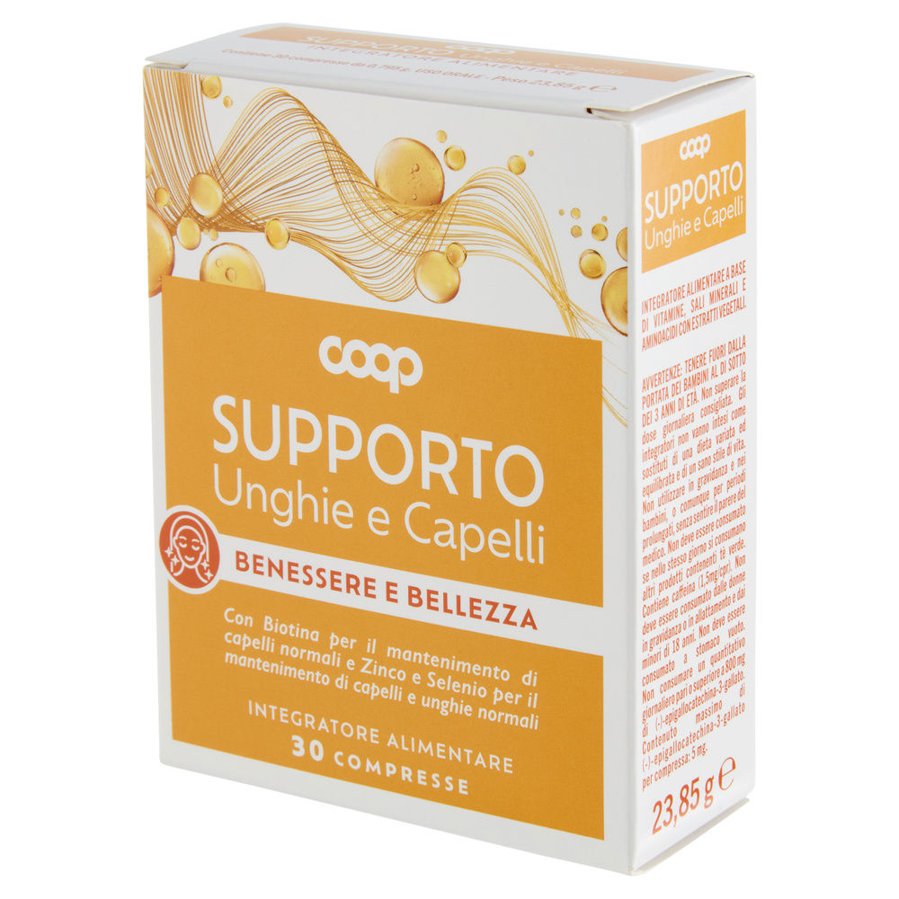 INTEGRATORE COOP SUPPORTO UNGHIE E CAPELLI 30 G.23,85 - 1