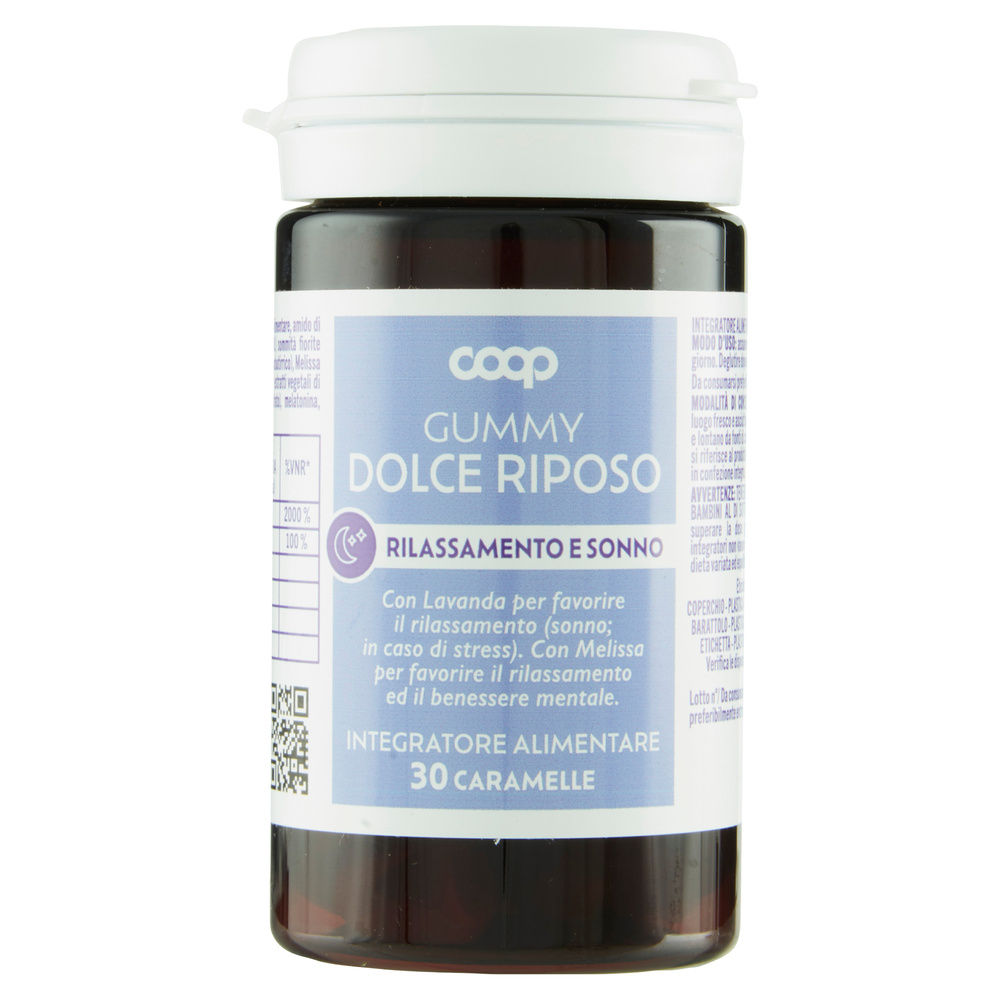 INTEGRATORE GUMMY DOLCE RIPOSO COOP 30 CARAMELLE G.60 - 6