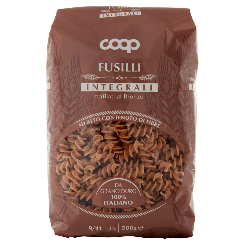 FUSILLI INTEGRALI COOP GRANO 100% ITA G500 - 7