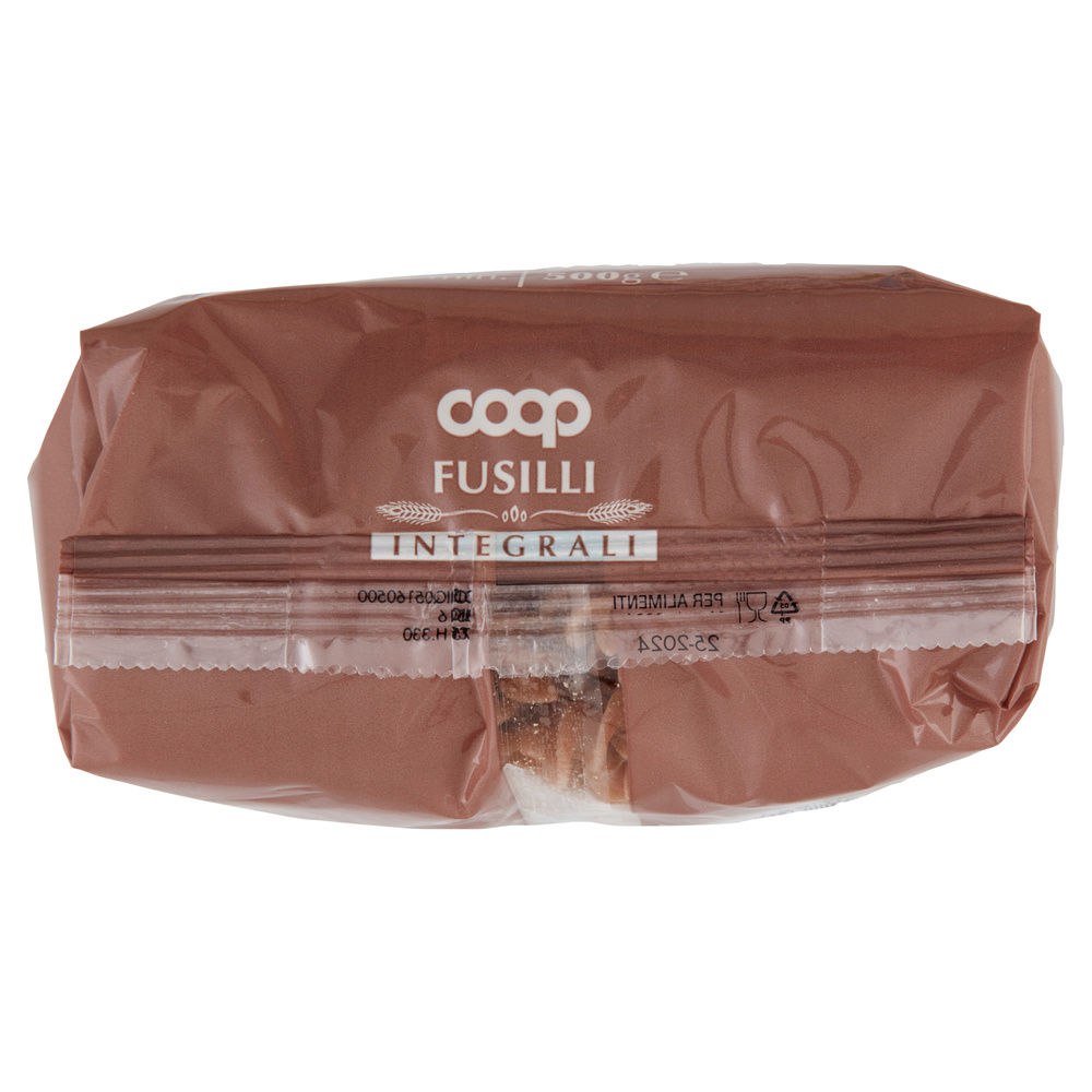 FUSILLI INTEGRALI COOP GRANO 100% ITA G500 - 2