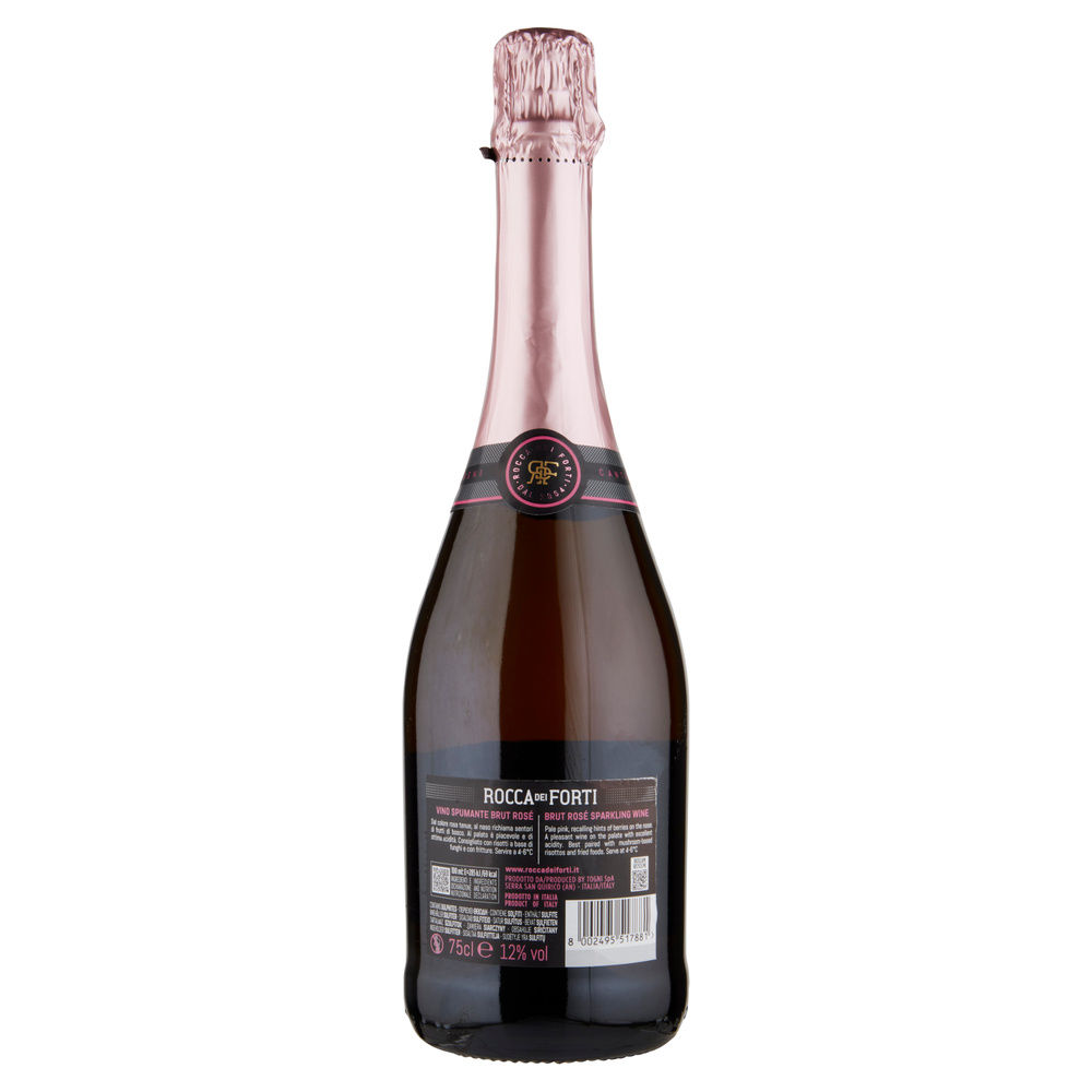 SPUMANTE ROSE' BRUT ROCCA DEI FORTI ML 750 - 4