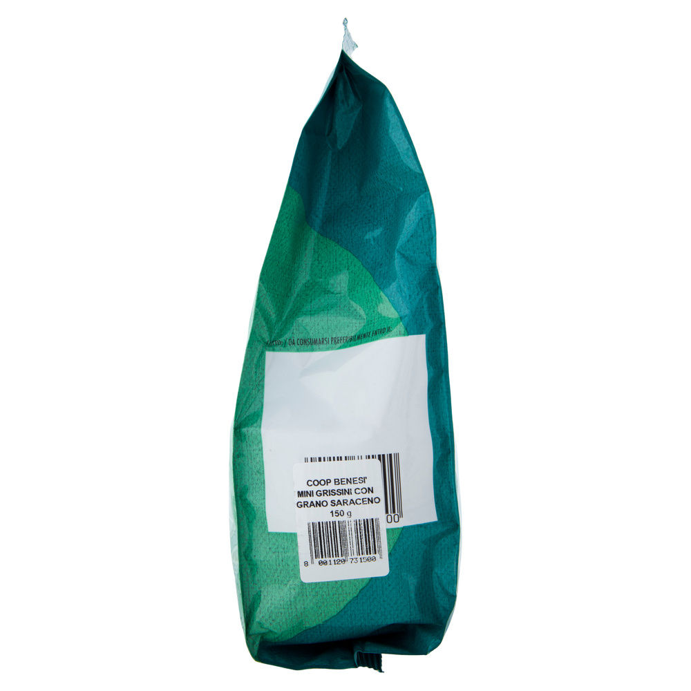 MINI GRISSINI SENZA GLUTINE CON GRANO SARACENO BENE SI' COOP G 150 - 5