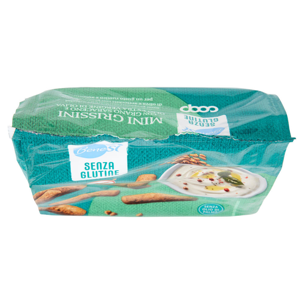 MINI GRISSINI SENZA GLUTINE CON GRANO SARACENO BENE SI' COOP G 150 - 6