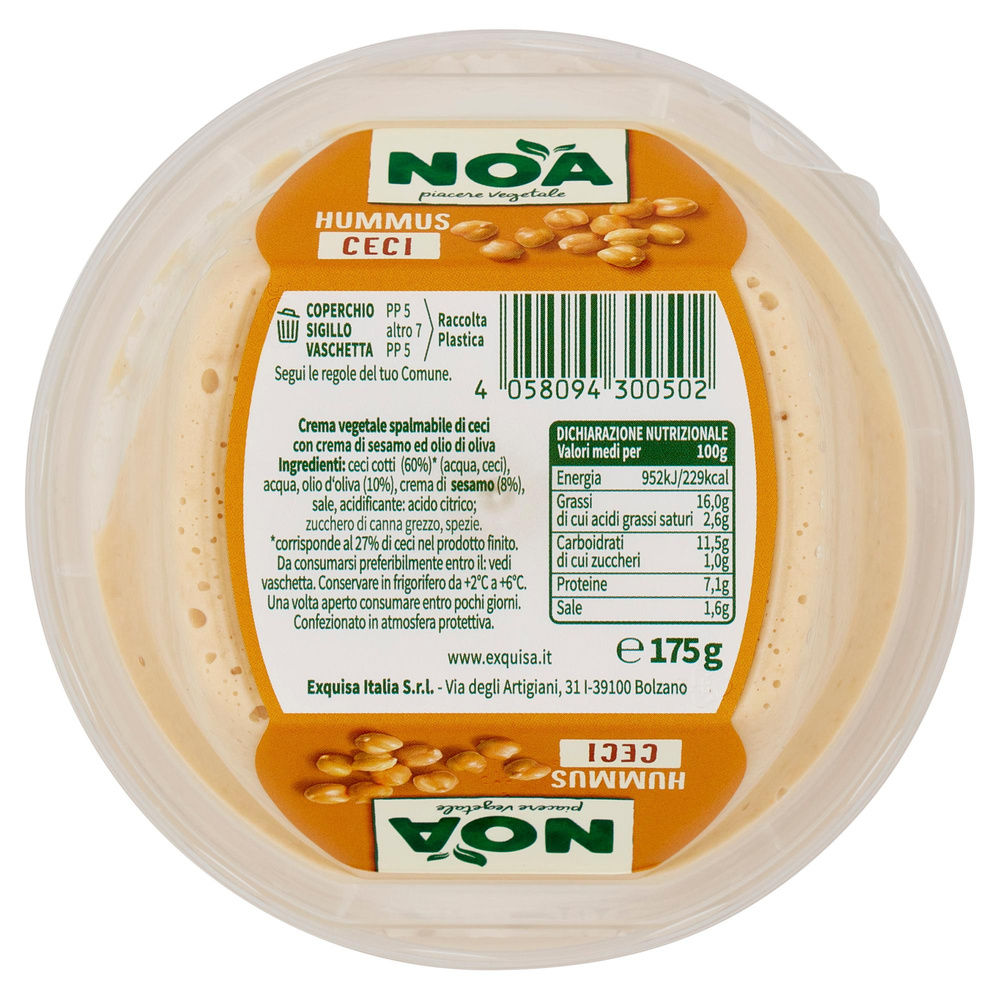 HUMMUS DI CECI NOA G 175 - 4