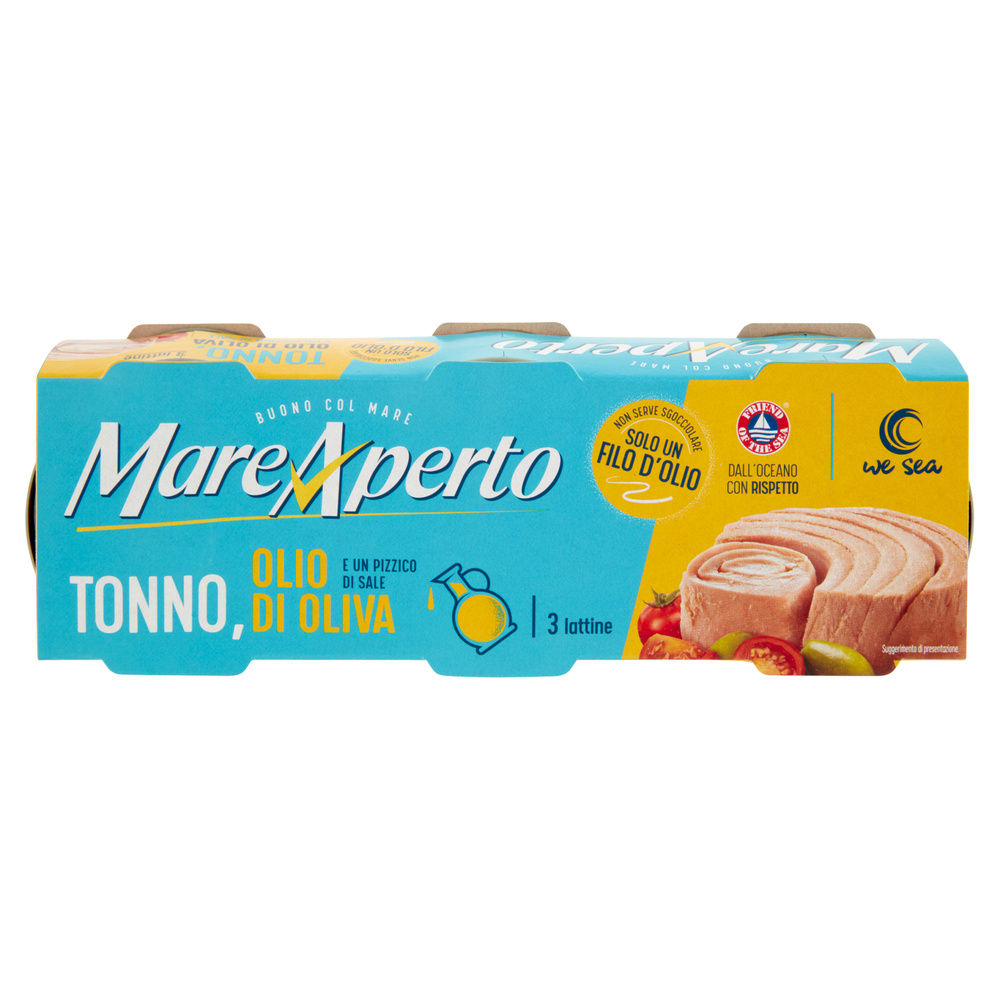 TONNO OLIO OLIVA MARE APERTO PRONTO DA GUSTARE G60X3 - 2