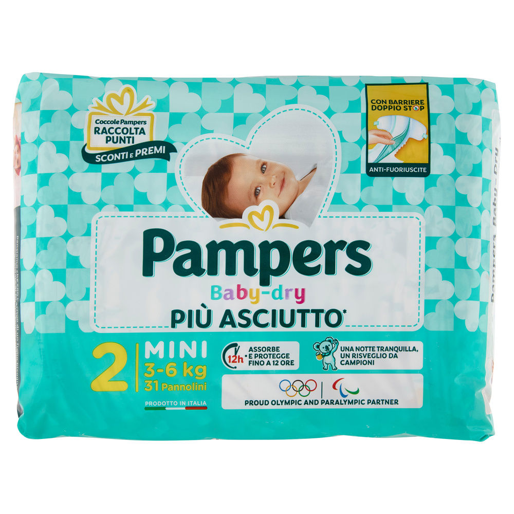 PANNOLINI PAMPERS BABY DRY MINI PZ.31 - 3