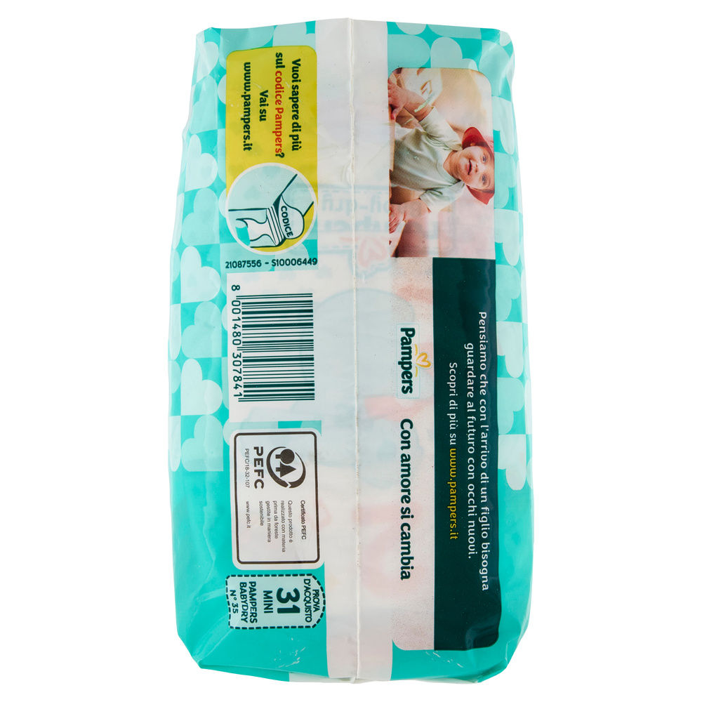 PANNOLINI PAMPERS BABY DRY MINI PZ.31 - 1
