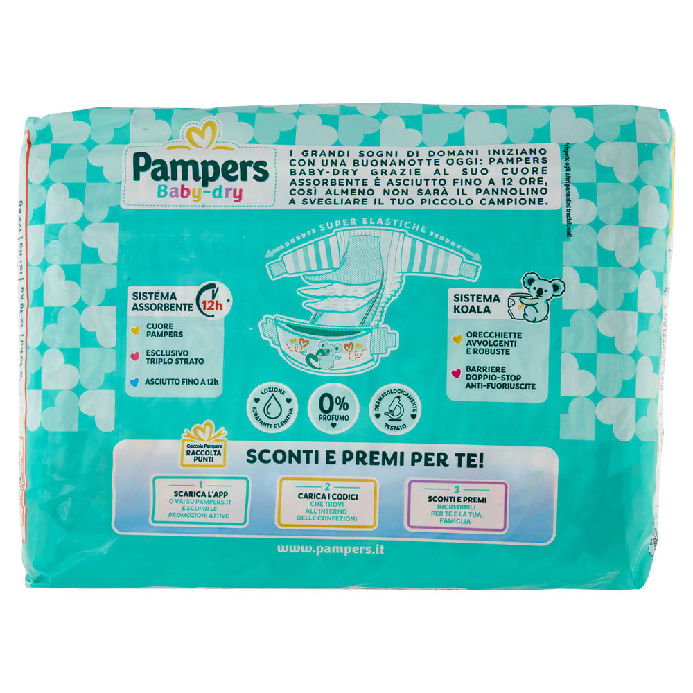 PANNOLINI PAMPERS BABY DRY MINI PZ.31 - 2