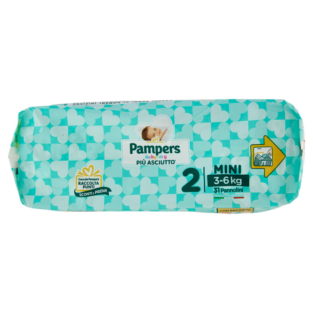 PANNOLINI PAMPERS BABY DRY MINI PZ.31 - 7
