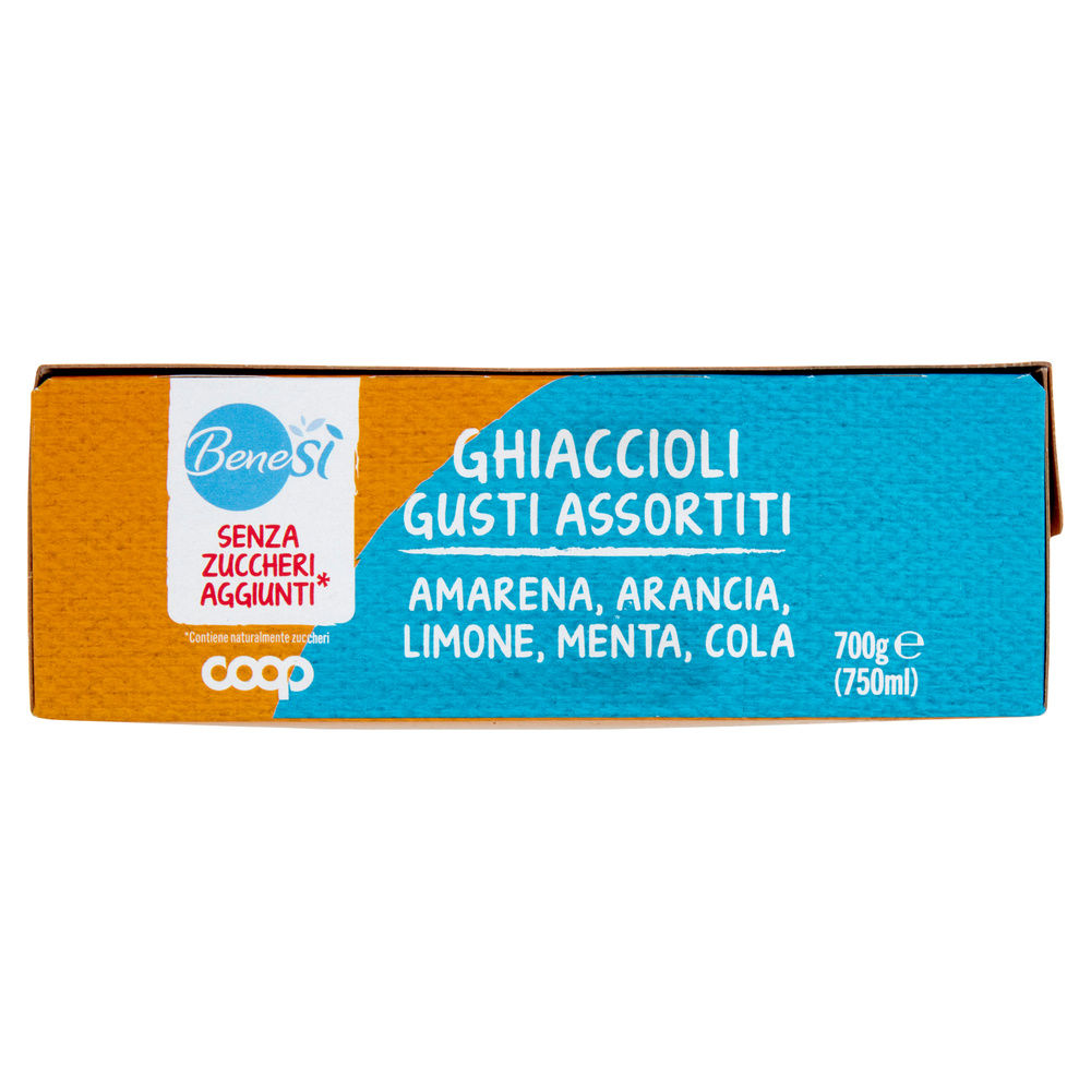 GHIACCIOLI ASSORTITI S/ZUCCHERI BENESI' COOP PZ 10X G 700 - 2
