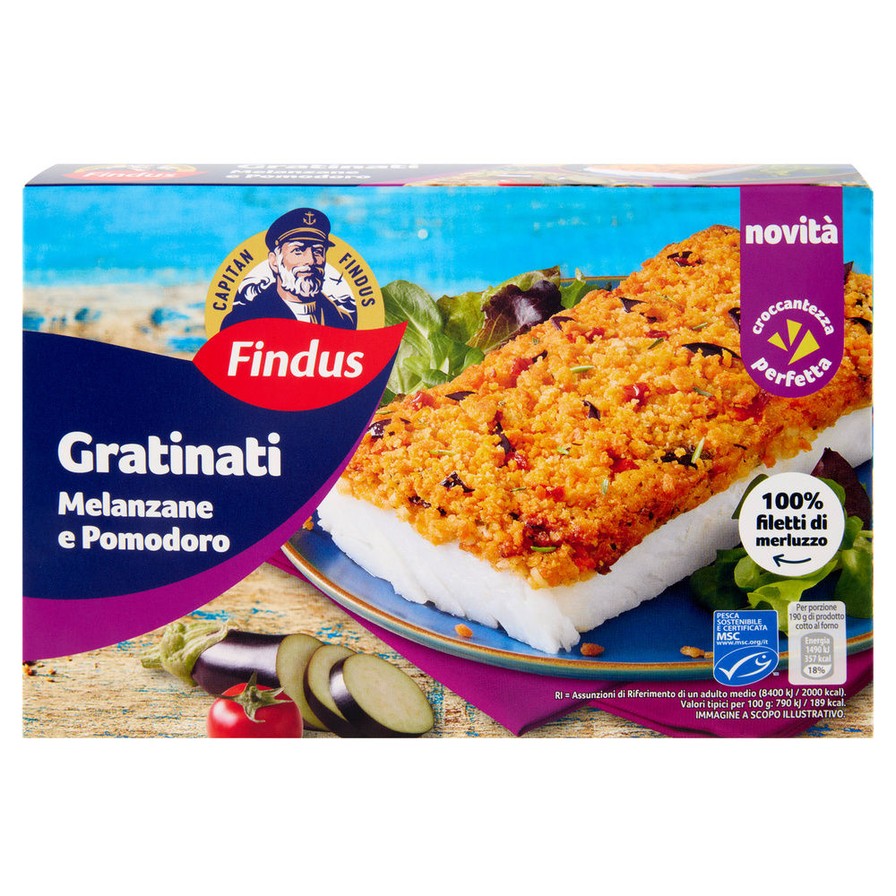 GRATINATI MELANZANE E POMODORO CAPITAN FINDUS G 380 - 7