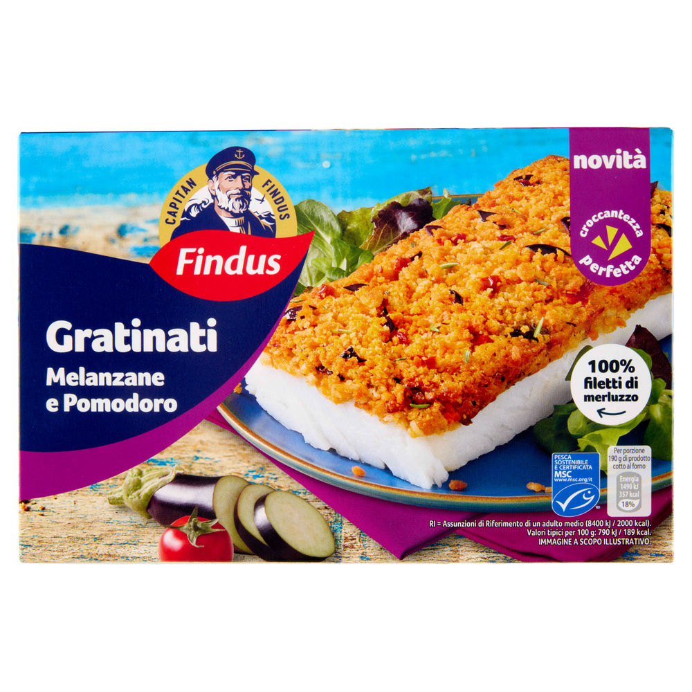 GRATINATI MELANZANE E POMODORO CAPITAN FINDUS G 380 - 6