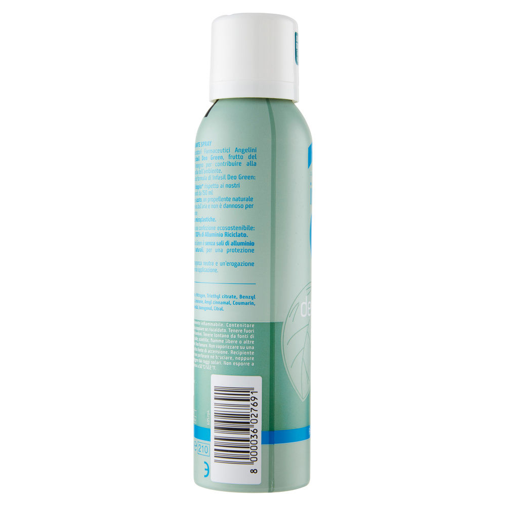 DEODORANTE SPRAY INFASIL DEO GREEN NEUTRO 125ML - 5