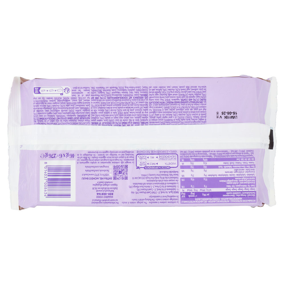 MERENDINA BUONDÌ RICOPERTO CIOCCOLATO INCARTO 6PZ BAULI G276 - 4