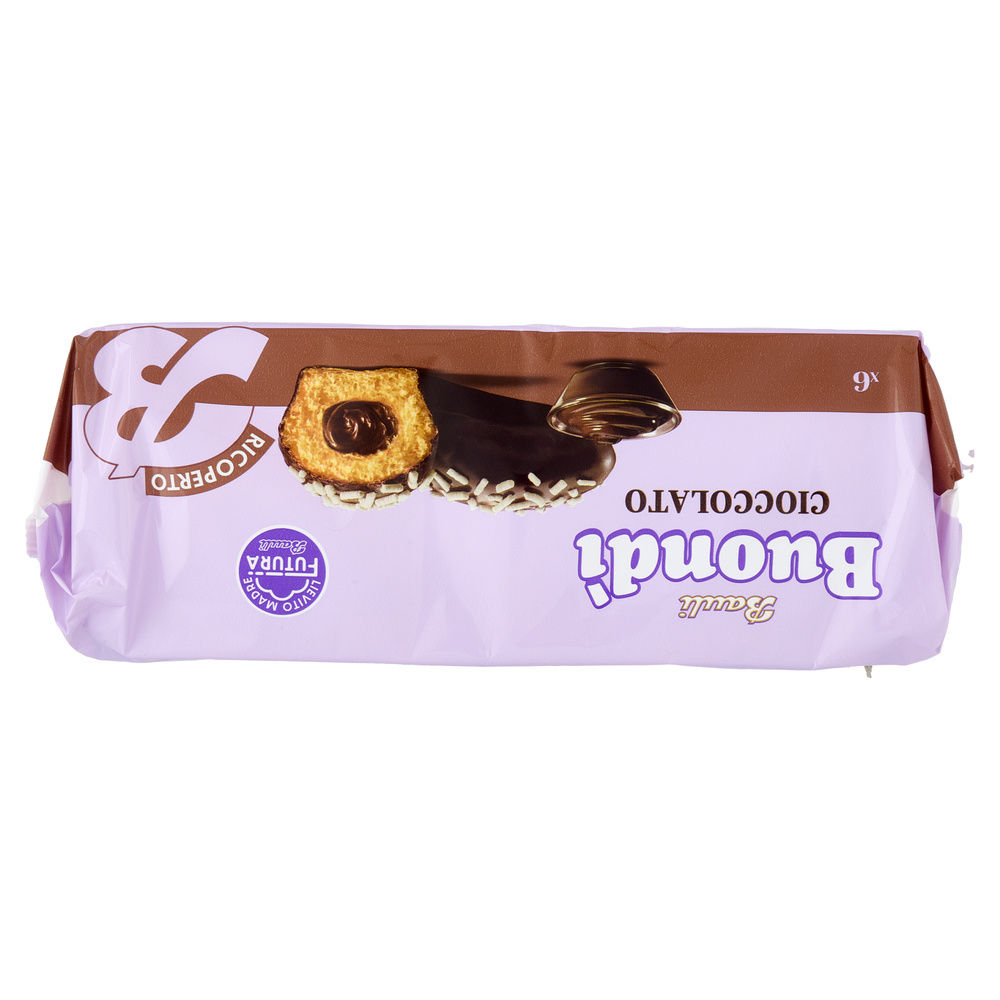 MERENDINA BUONDÌ RICOPERTO CIOCCOLATO INCARTO 6PZ BAULI G276 - 2
