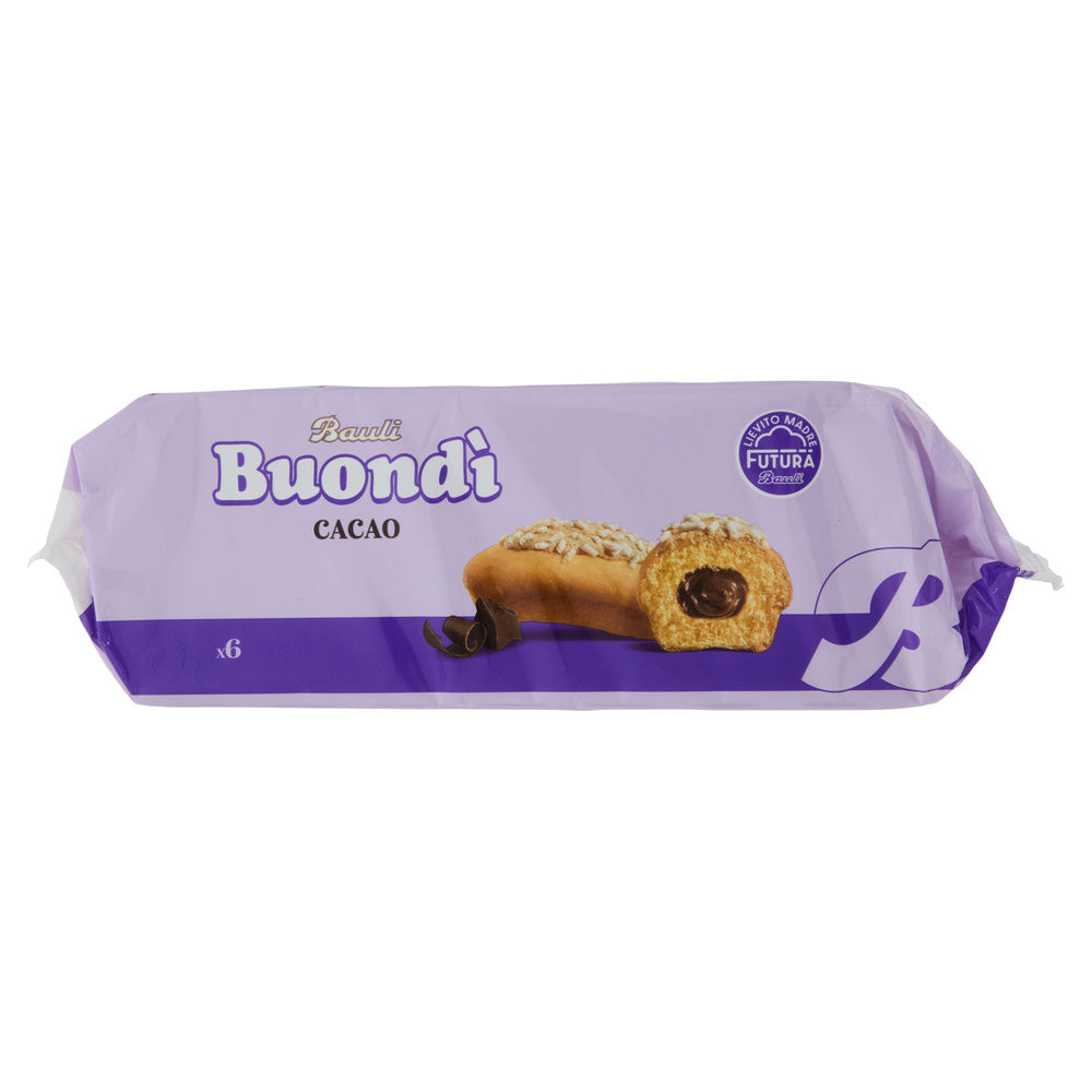 MERENDINA BUONDÌ CACAO INCARTO 6PZ BAULI G258 - 1