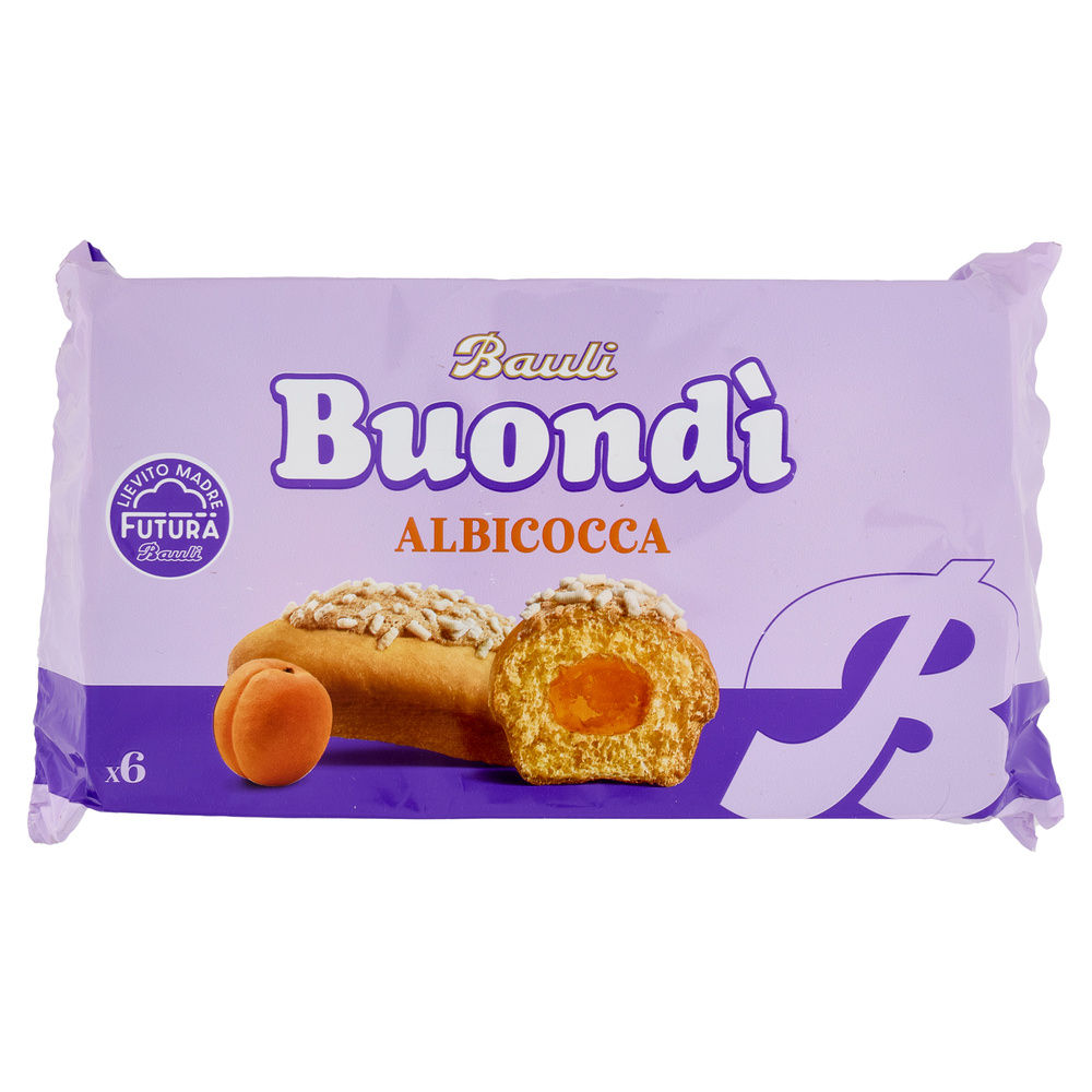 MERENDINA BUONDÌ ALBICOCCA INCARTO 6PZ BAULI G258 - 6