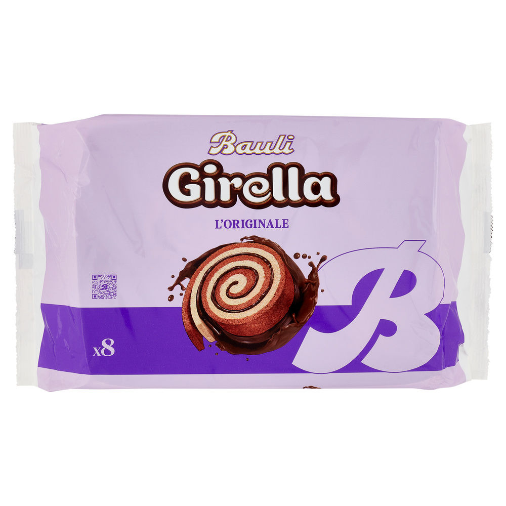 MERENDINA GIRELLA CACAO INCARTO 8PZ BAULI G280 - 0