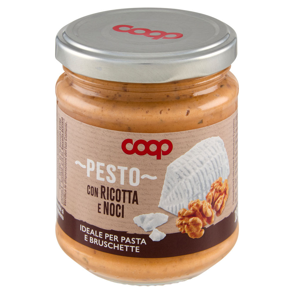 PESTO RICOTTA E NOCI COOP VASO VETRO G 180 - 7