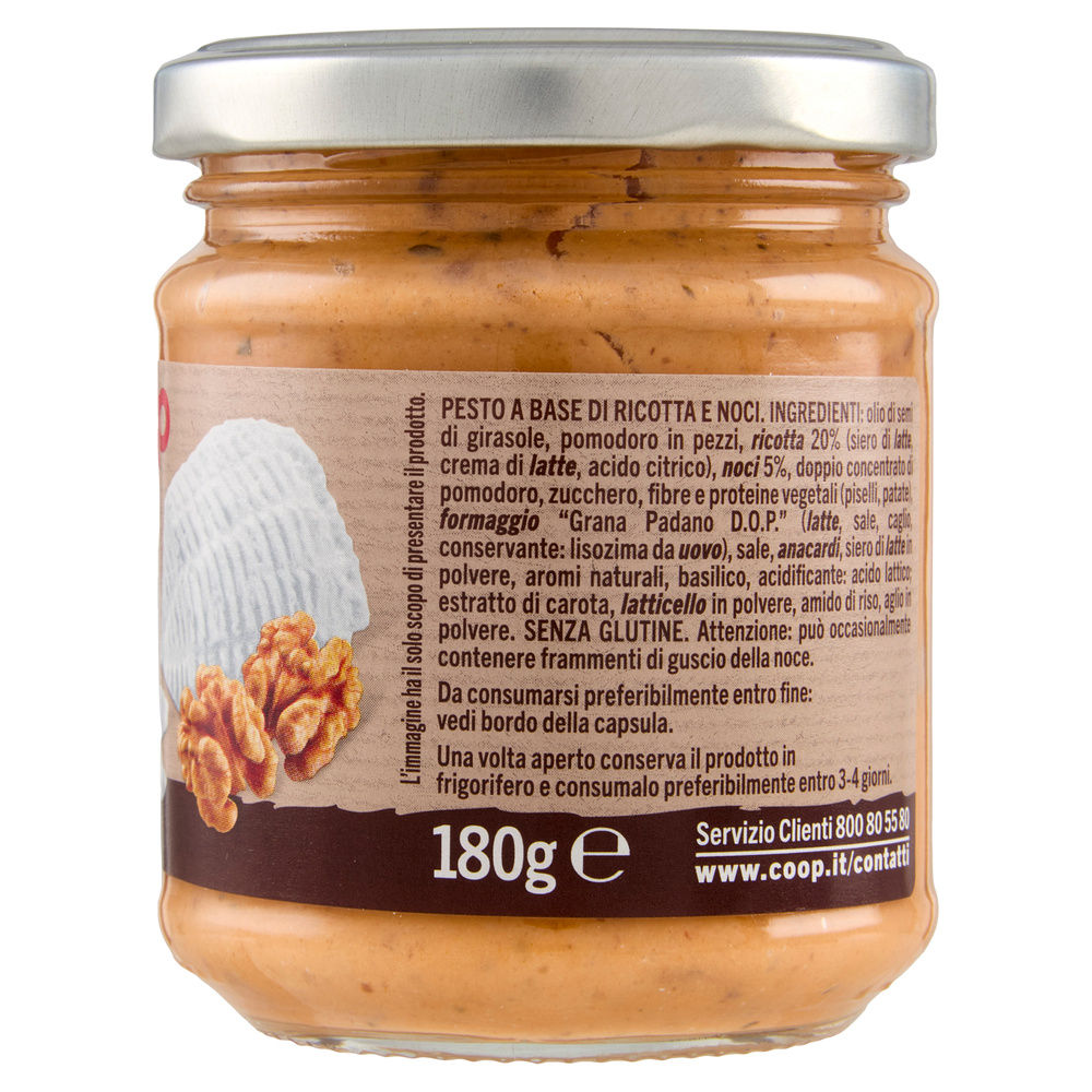 PESTO RICOTTA E NOCI COOP VASO VETRO G 180 - 3