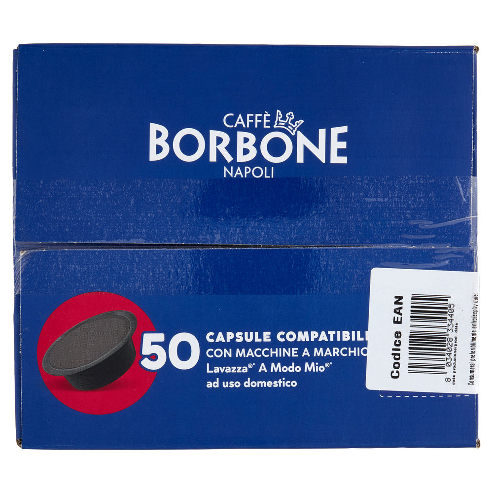 CAPSULE COMPAT A MODO MIO MISCELA NOBILE CAFFÈ BORBONE 50PZ 360G - 4