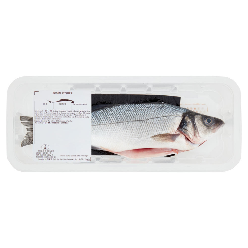 Branzino/spigola allevato eviscerato fiorital pf 280 g atp