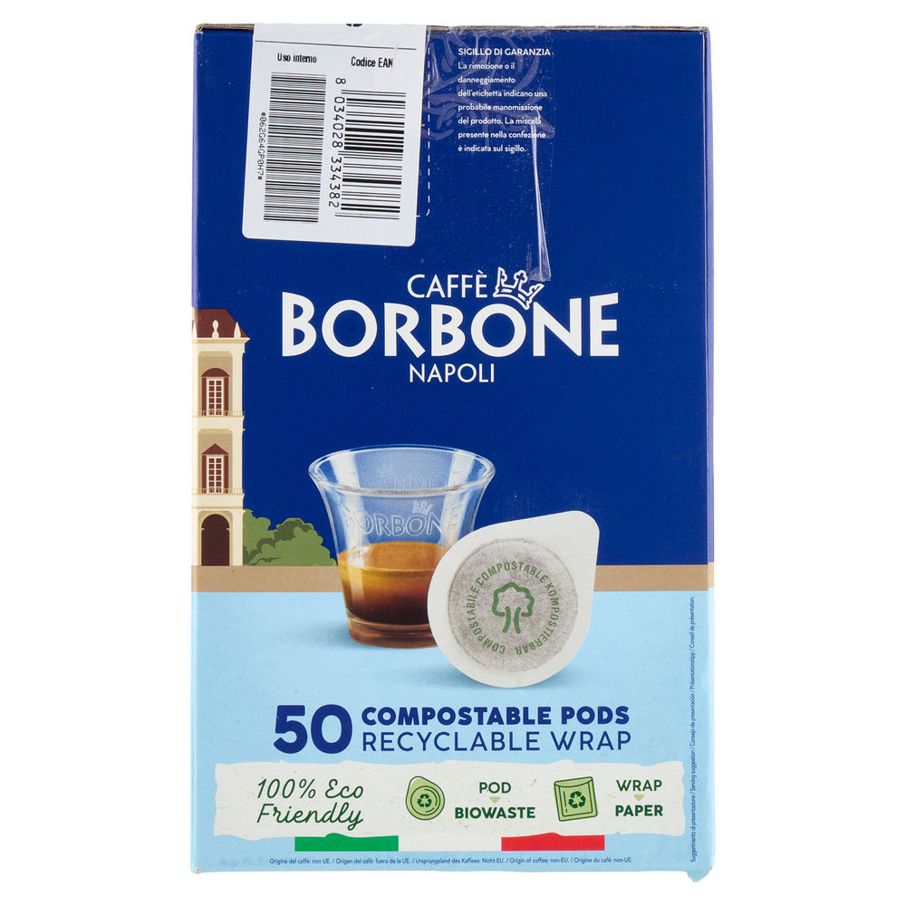 CIALDA PALAZZO MISCELA NOBILE CAFFÈ BORBONE 50PZ 360G - 6