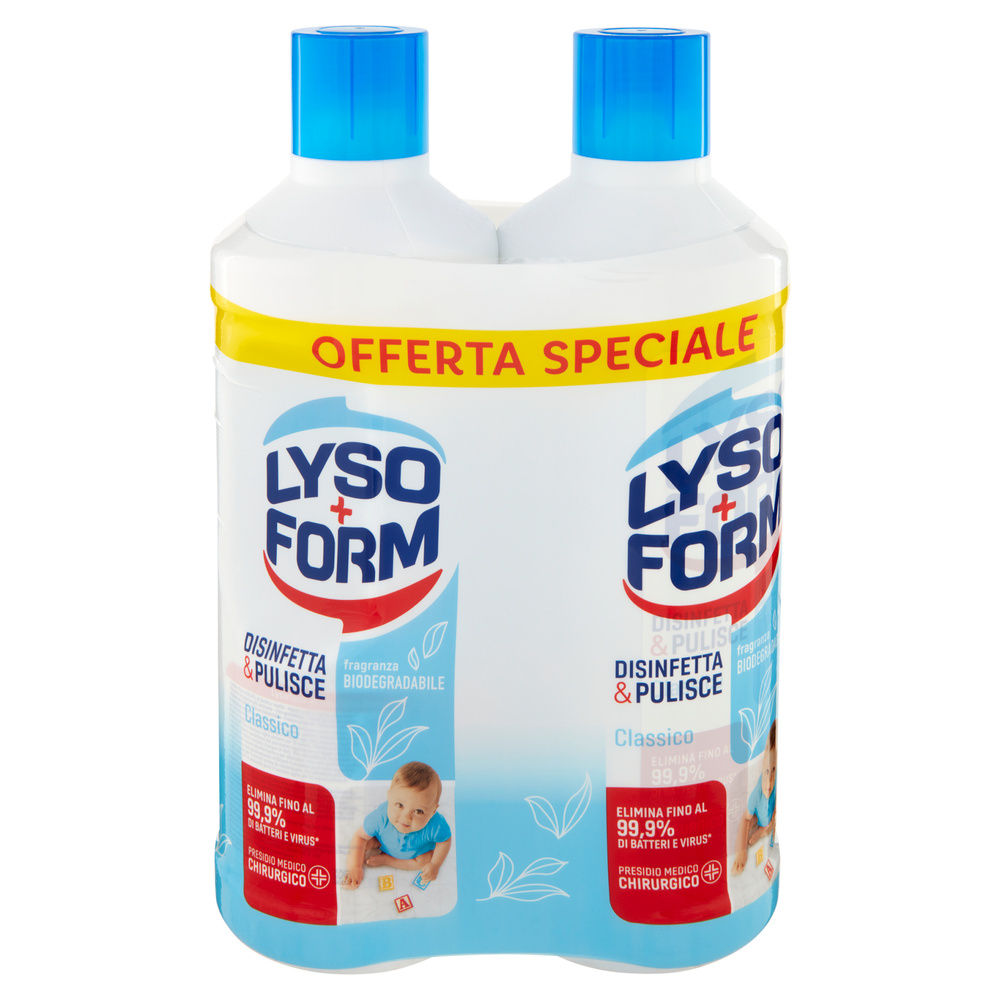 DETERSIVO PAVIMENTI LYSOFORM CLASSICO 2X L 1,1 - 7