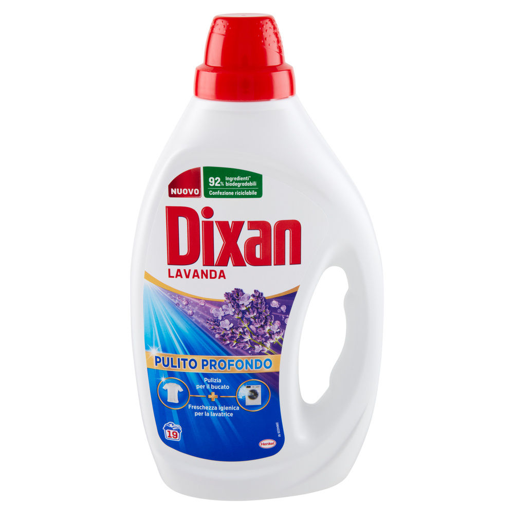 DETERSIVO LAVATRICE LIQUIDO DIXAN 19LAV LAVANDA L 0,855 - 4