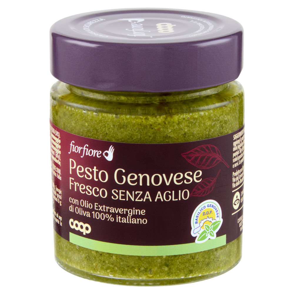 PESTO GENOVESE SENZ'AGLIO FIOR FIORE COOP G 130 - 7