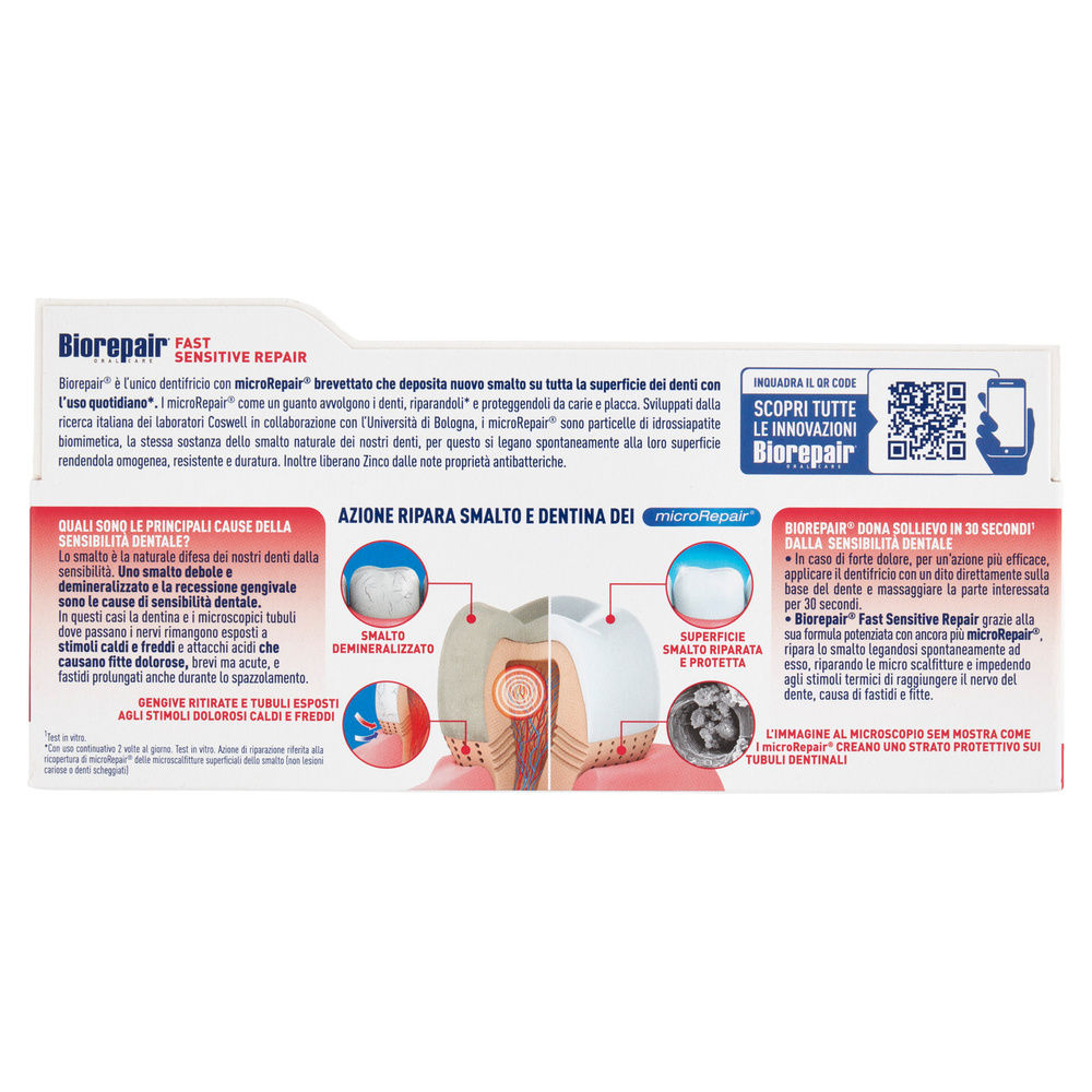 DENTIFRICIO BIOREPAIR FAST SENSITIVE REPAIR ML 75 - 4