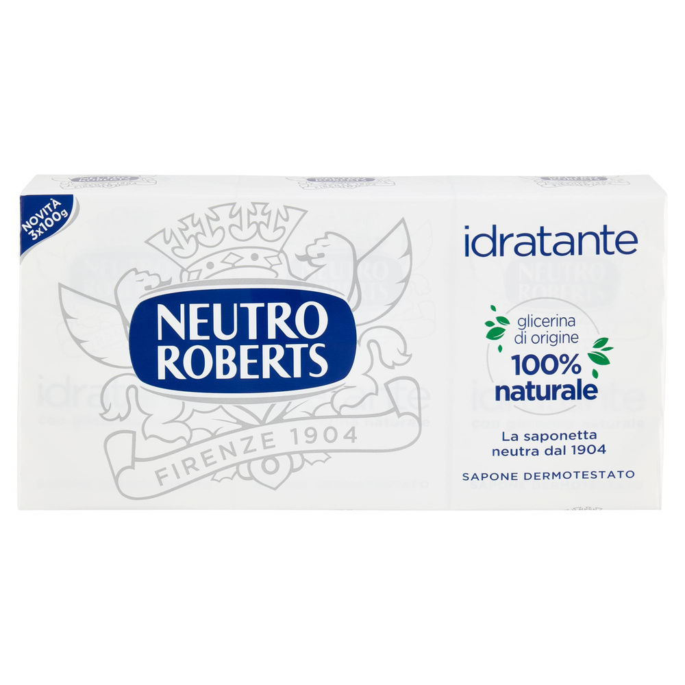 SAPONE SOLIDO NEUTRO ROBERTS 3XG100 - 1