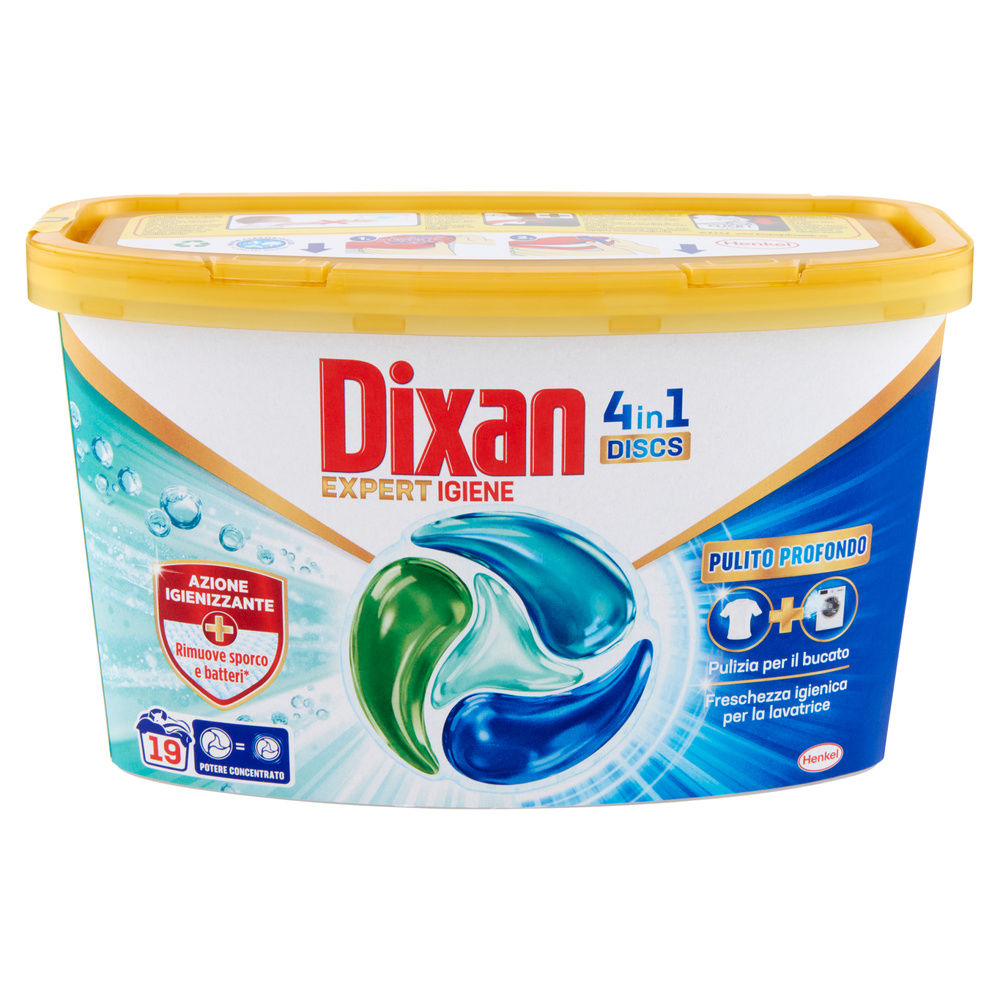 DETERSIVO LAVATRICE DIXAN DISCS IGIENE 19LAV G 313,5 - 7