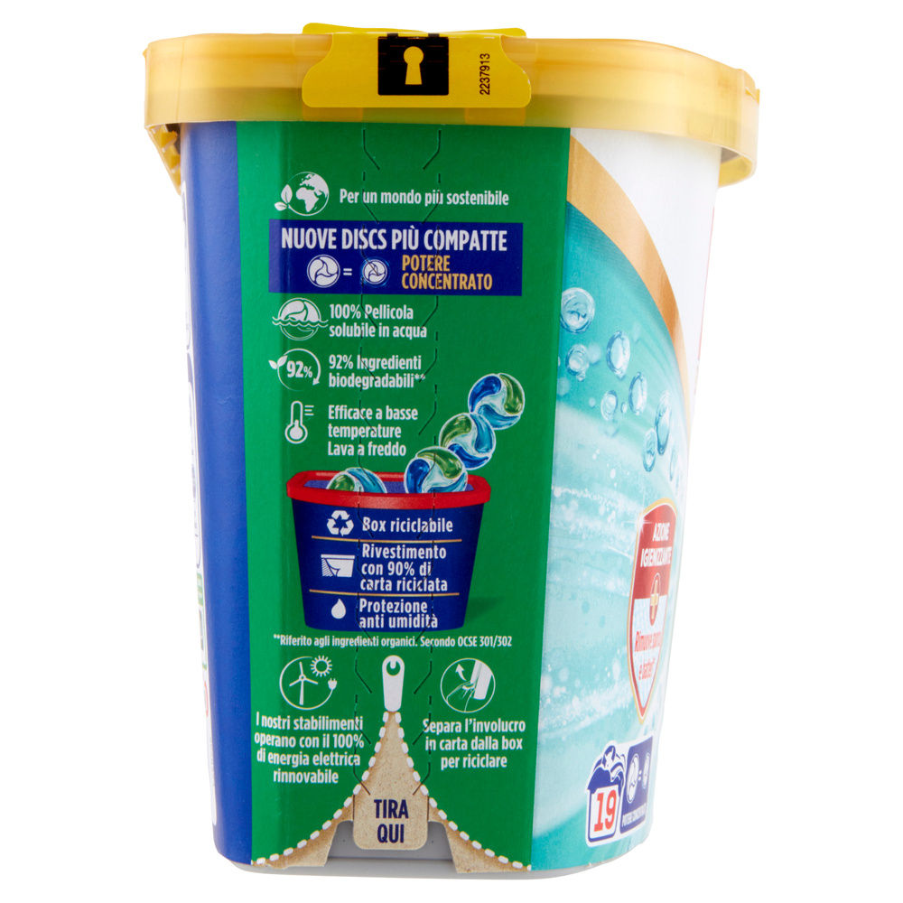 DETERSIVO LAVATRICE DIXAN DISCS IGIENE 19LAV G 313,5 - 5