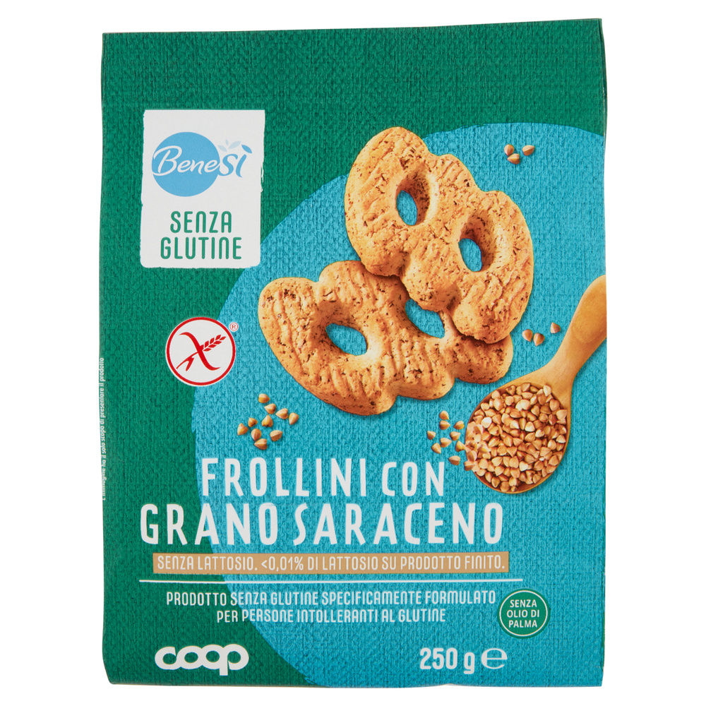 FROLLINO CON GRANO SARACENO S/GLUITINE S/LATTOSIO BENESÌ COOP G250 - 8